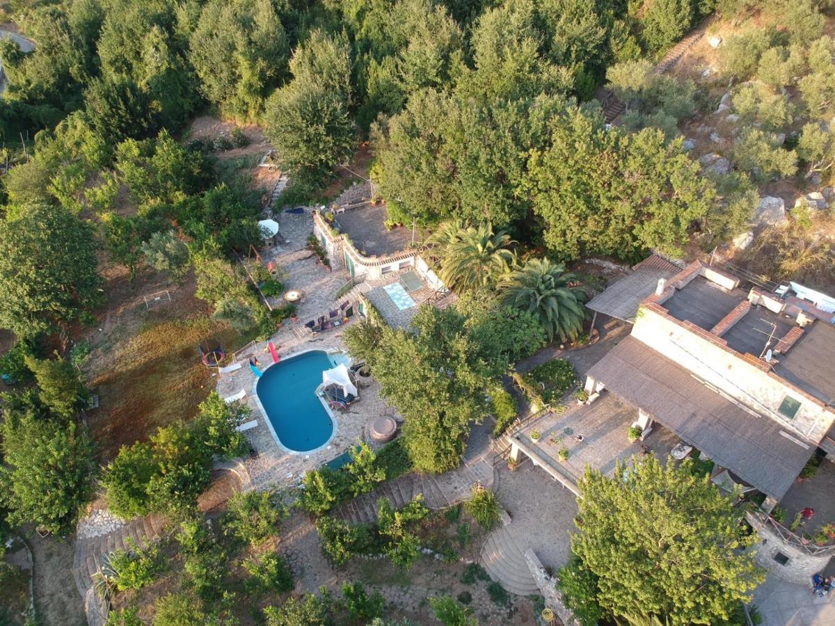 Stato Di Grazia Shared Swimming Pool And Garden With One Villa Massa Lubrense Exterior foto